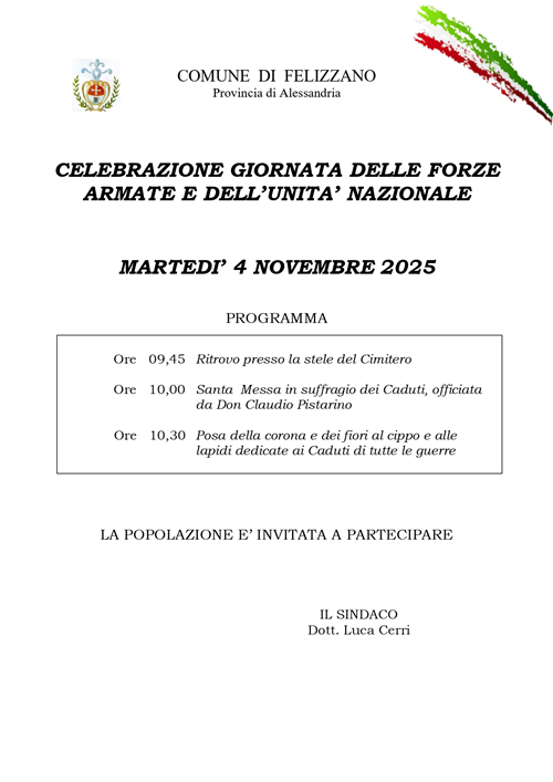 Celebrazione 4 Novembre